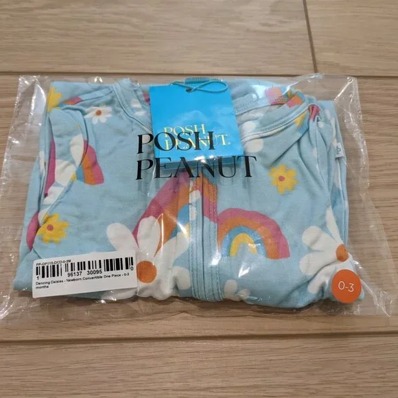 Dancing Daisies Convertible One Piece BNWT 0-3 Months